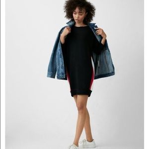 Sweatshirt Dress | Side Stripe | Express